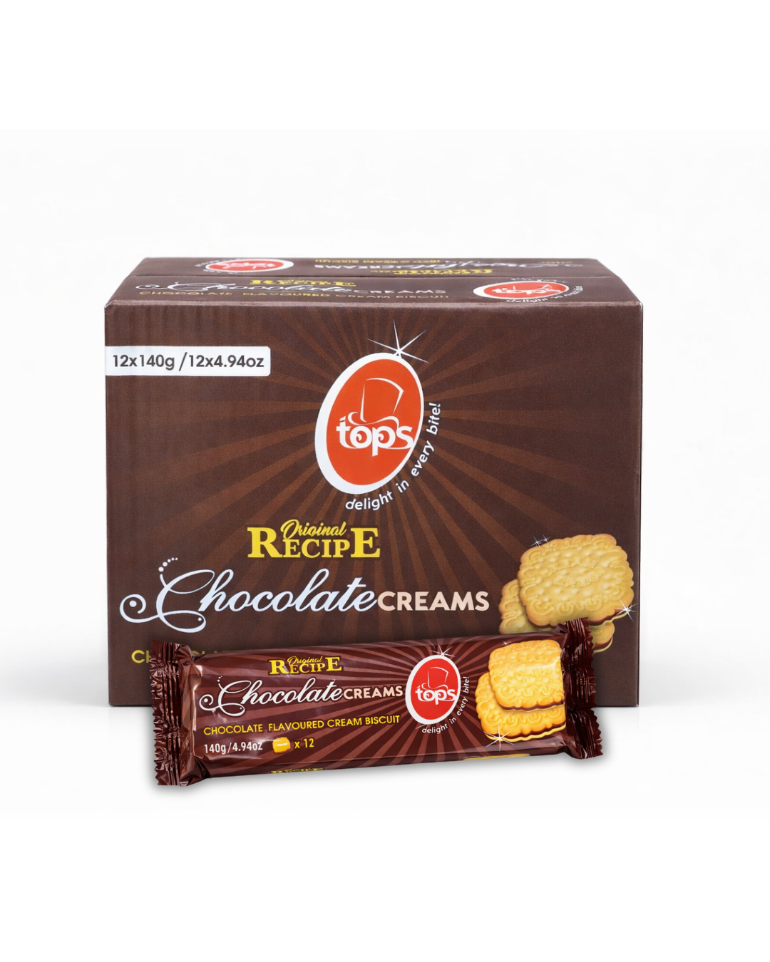 paired chocolate creams