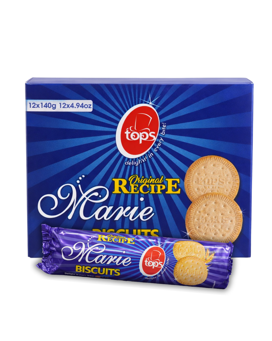 paired marie biscuits